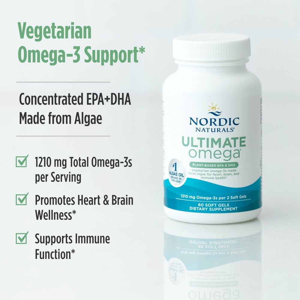 Nordic Naturals Plant-Based Ultimate Omega Omega-3 Supplement

