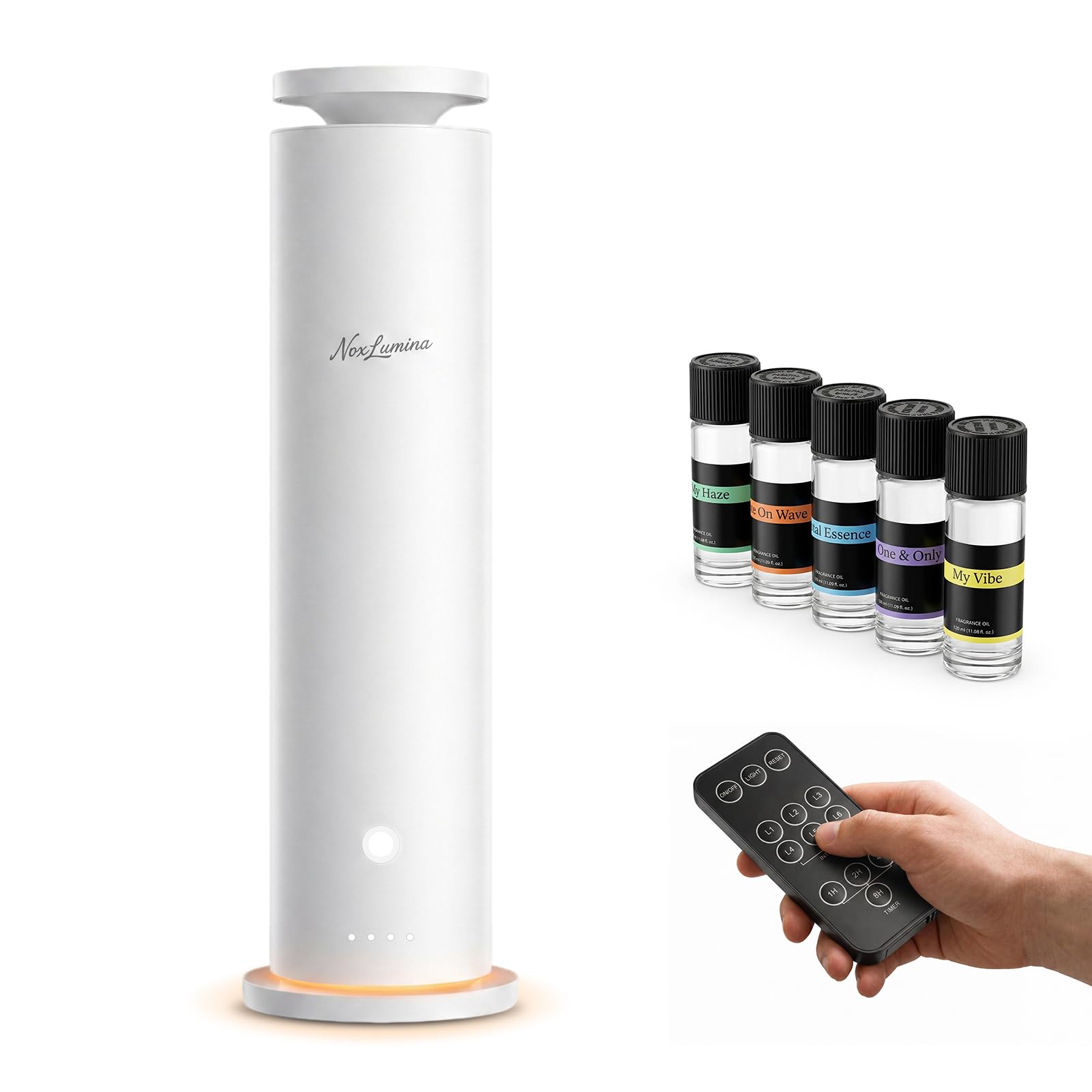 Waterless Diffuser Pro with 5 Oils – Large Room Aroma Diffuser