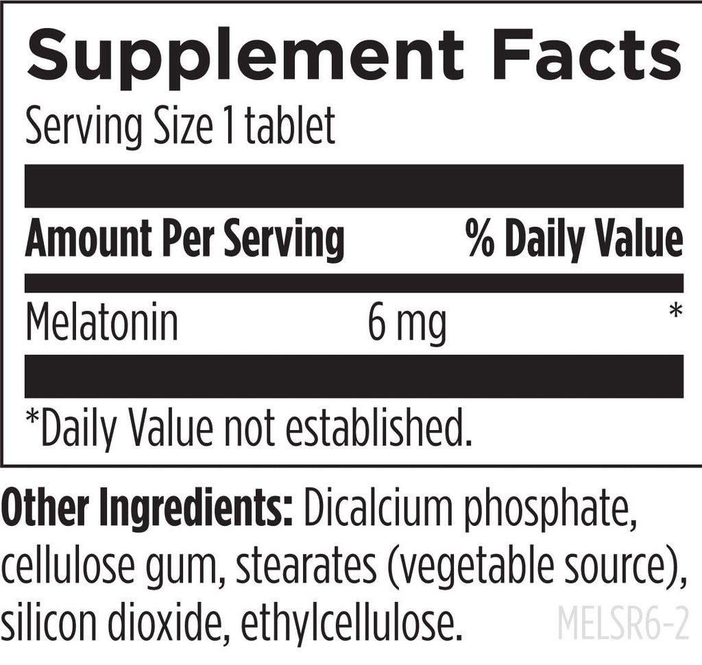 Designs for Health Melatonin TimeRelease SRT Sleep Support

