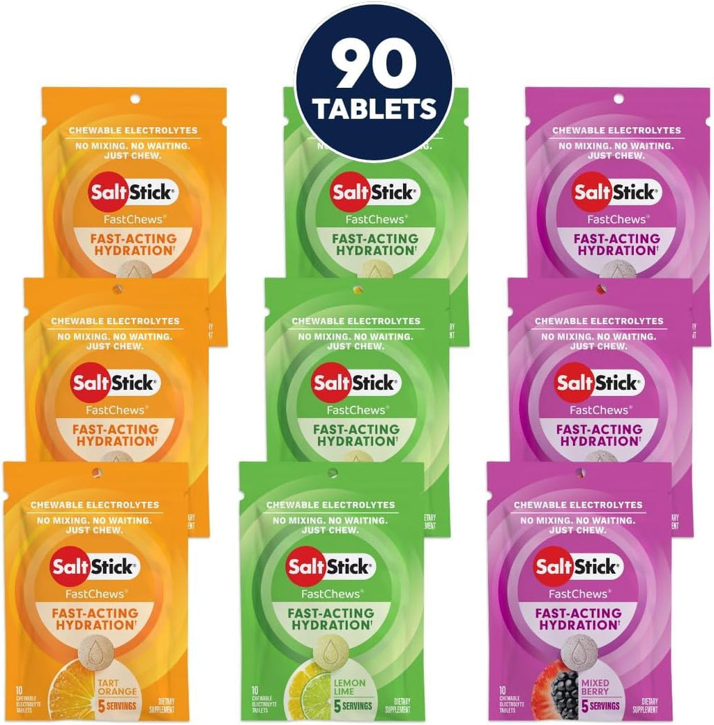SaltStick Electrolyte FastChews Chewable Tablets for Hydration