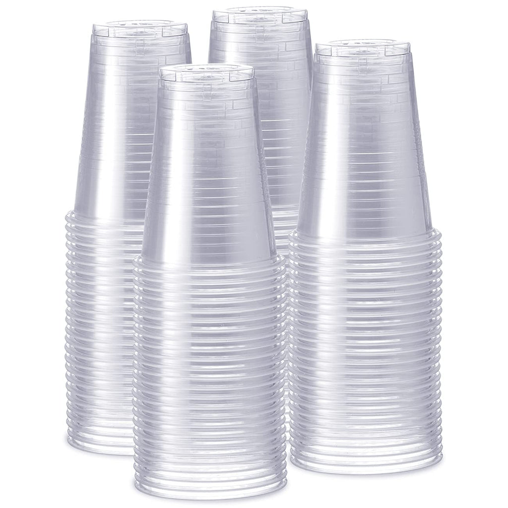 GUSTO Plastic Cups – Disposable for Cold Beverages

