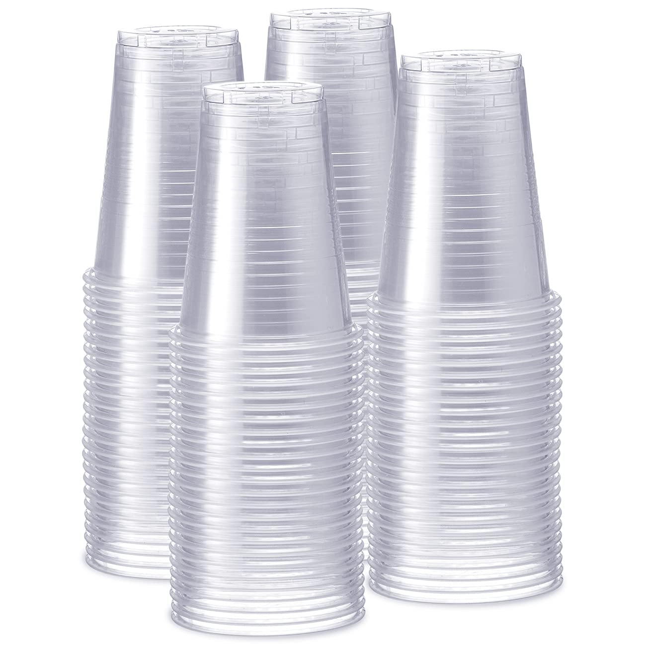 GUSTO Plastic Cups – Disposable for Cold Beverages

