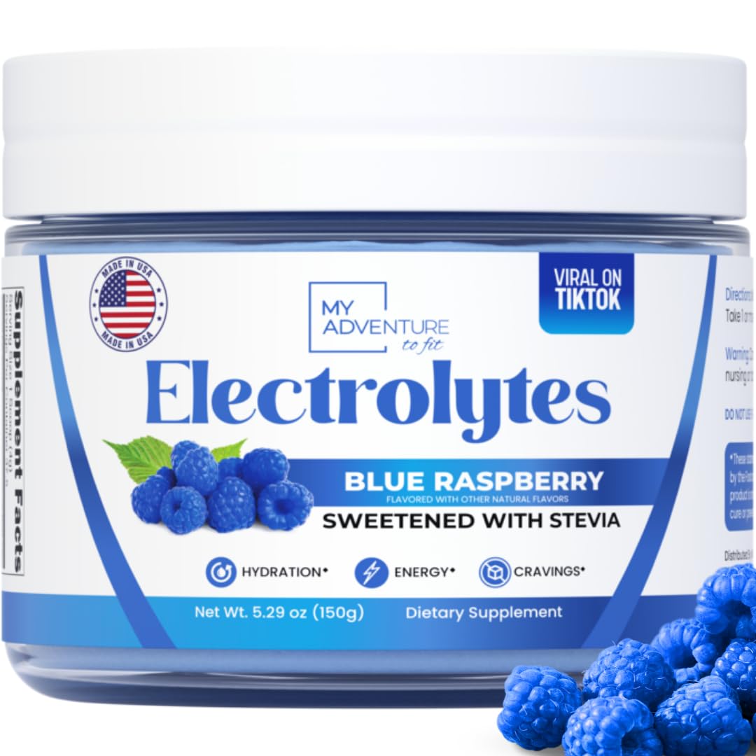 Blue Raspberry Electrolyte Powder Zero Sugar - Caffeine Free

