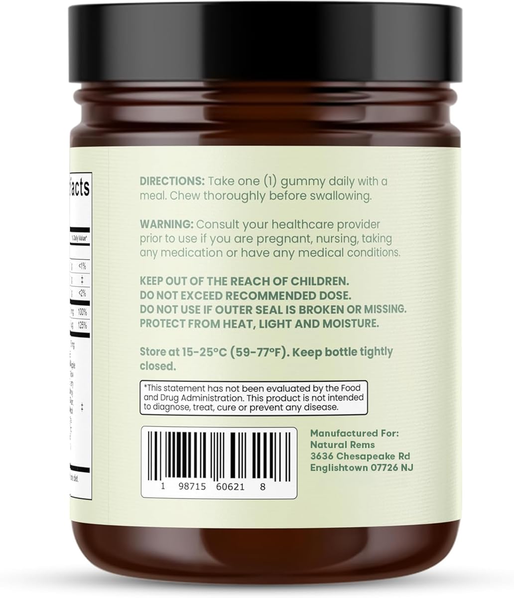 Sea Moss Gummies by Natural Rems | Wellness Support

