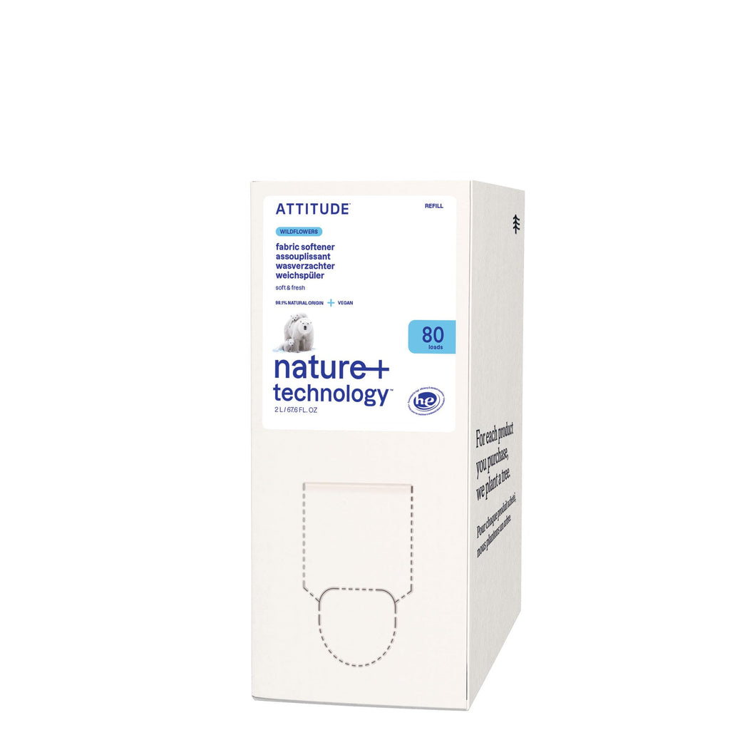 ATTITUDE Liquid Fabric Softener Refill – Plant-Based & Vegan

