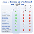 Bed Rails for Elderly Safety 400lb | Adjustable Rail

