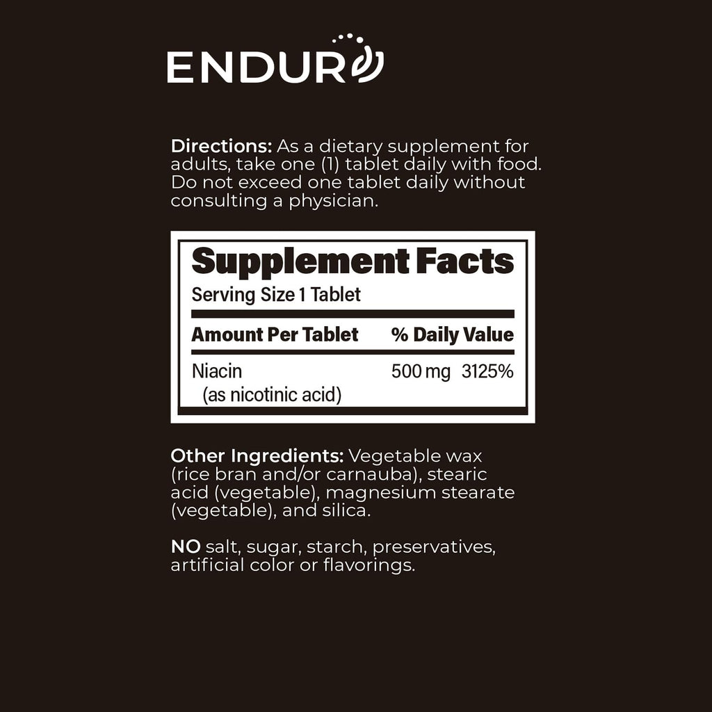 ENDUR-ACIN Niacin B3 Heart Health Supplement

