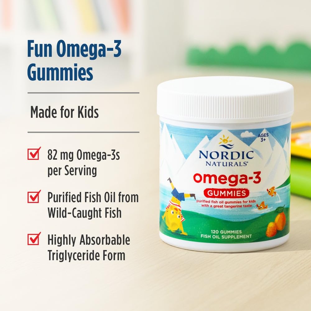 Nordic Naturals Omega-3 Gummies Tangerine with EPA & DHA

