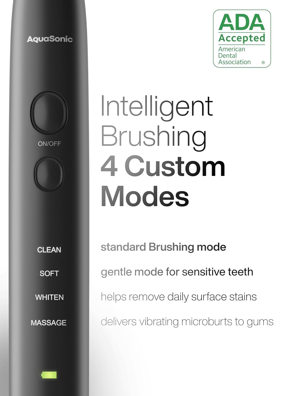 Electric Toothbrush Aquasonic Black Series Ultra Whitening

