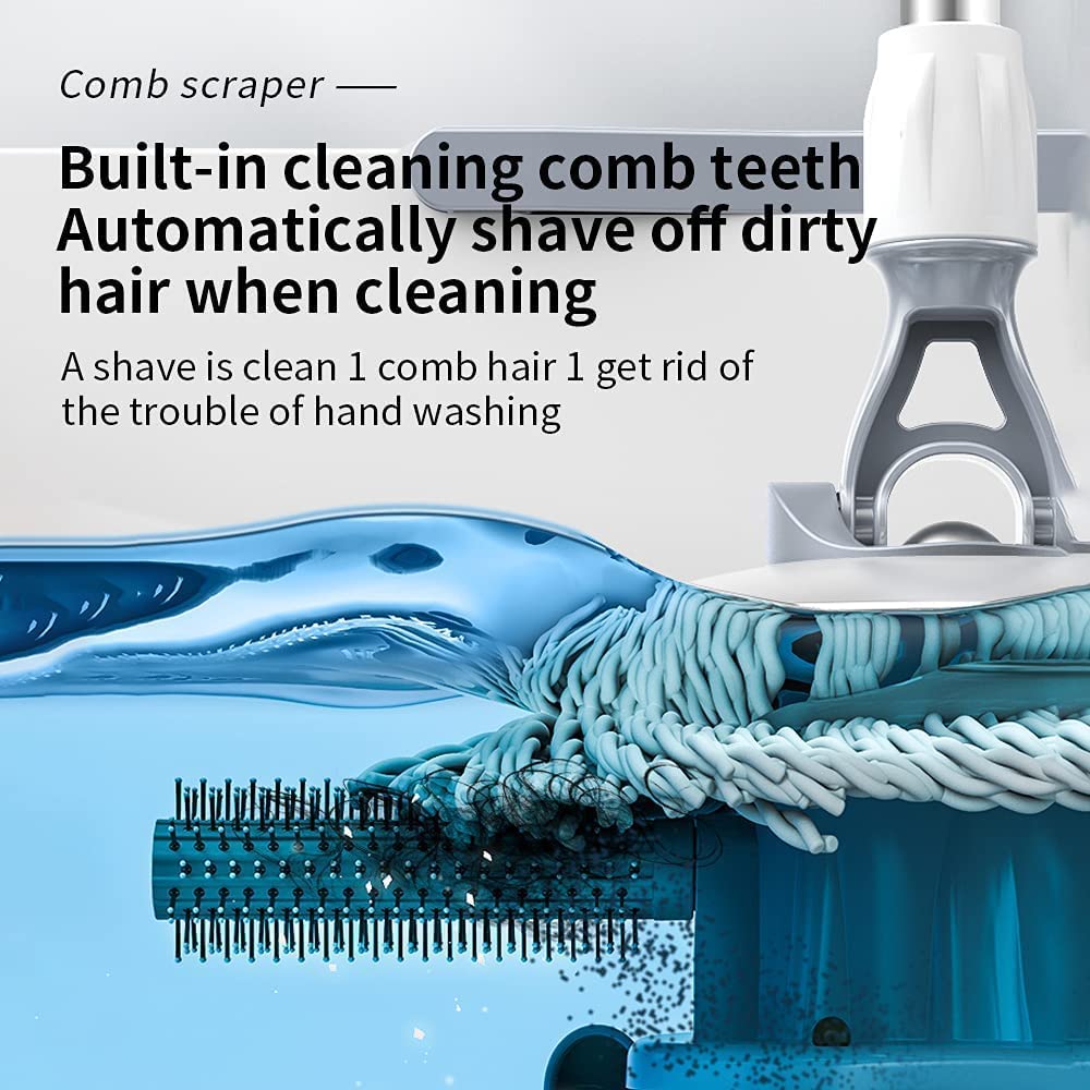 Michao Spin Mop Bucket Deluxe Floor Cleaning System

