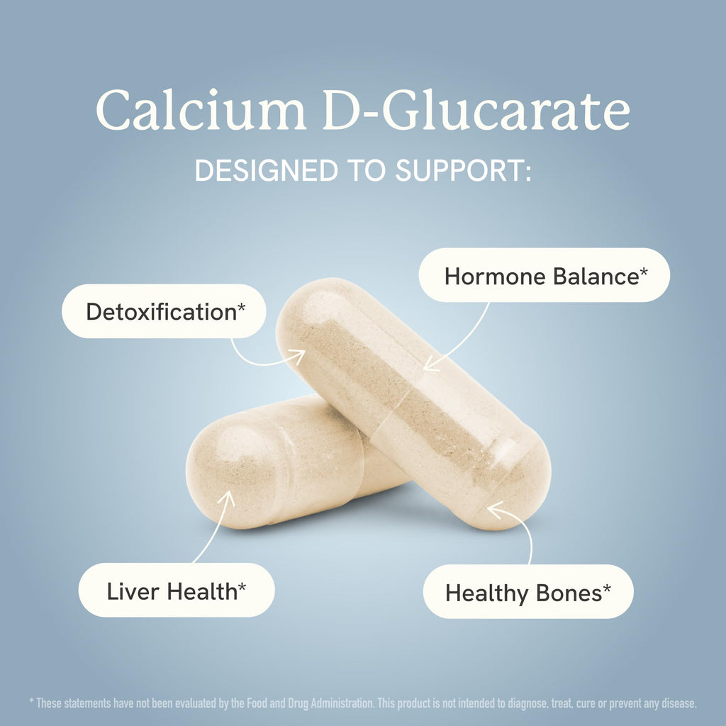 SMNutrition Calcium D-Glucarate 500 mg Supplement

