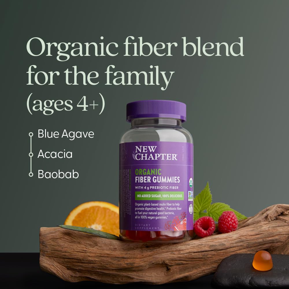 New Chapter Organic Fiber Gummies - Prebiotic Fiber

