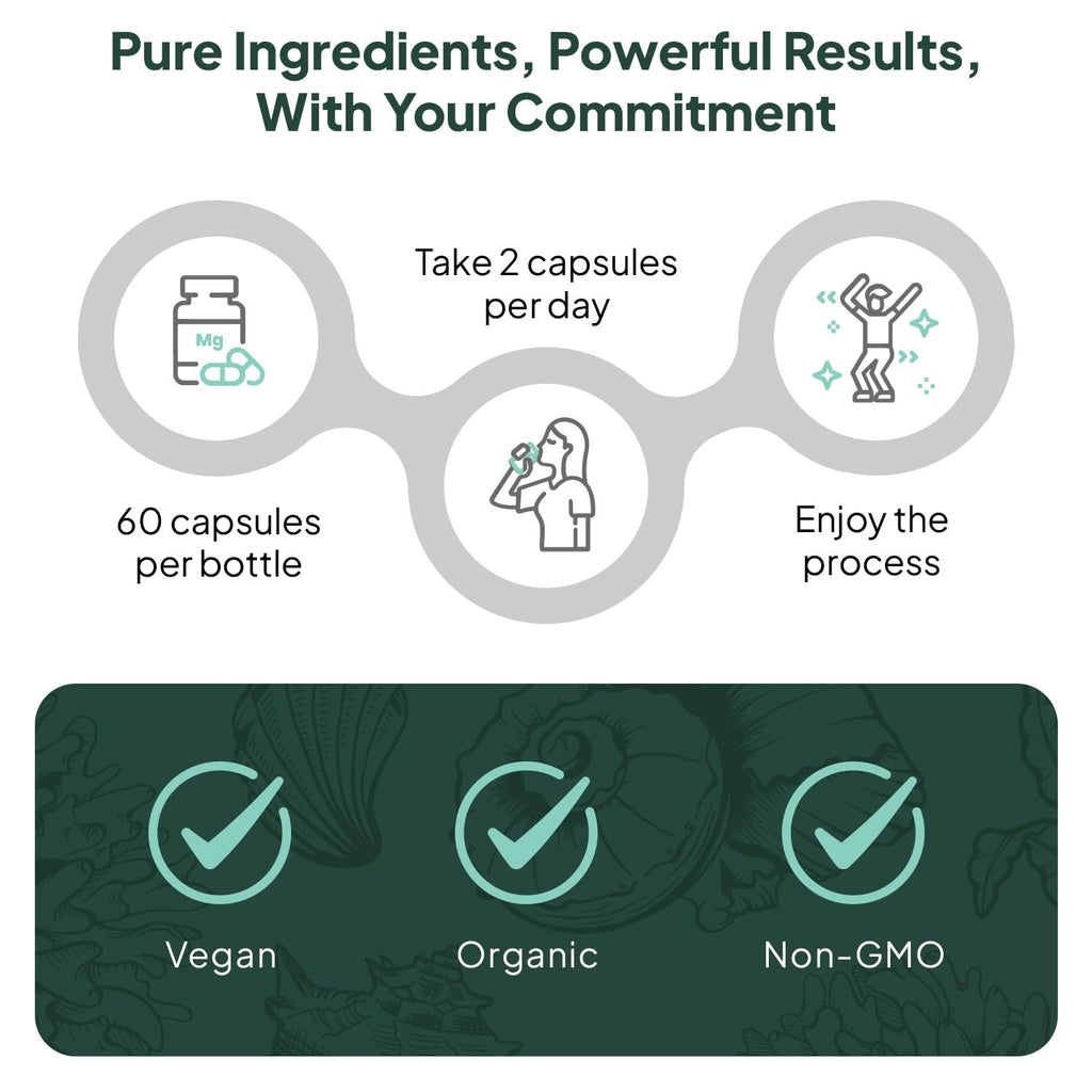 Calcium by Organics Ocean: Organic Red Algae with D3 & K2

