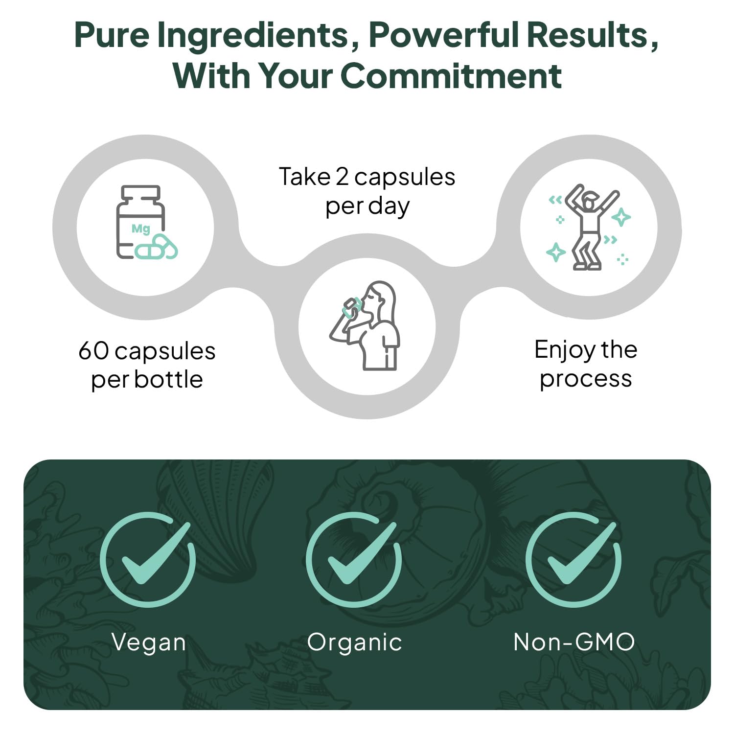 Calcium by Organics Ocean: Organic Red Algae with D3 & K2

