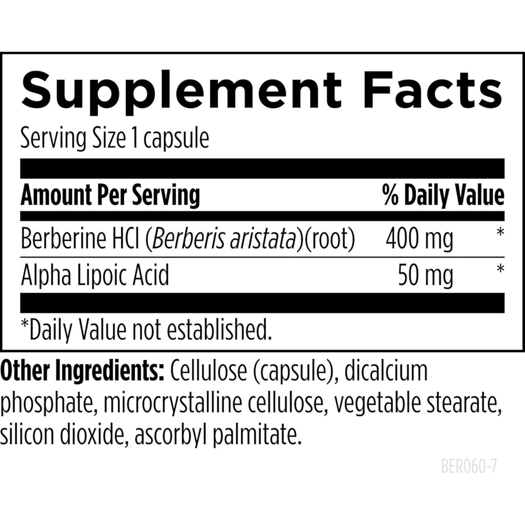 Designs for Health Berberine & Alpha Lipoic Acid 2-in-1 Capsule

