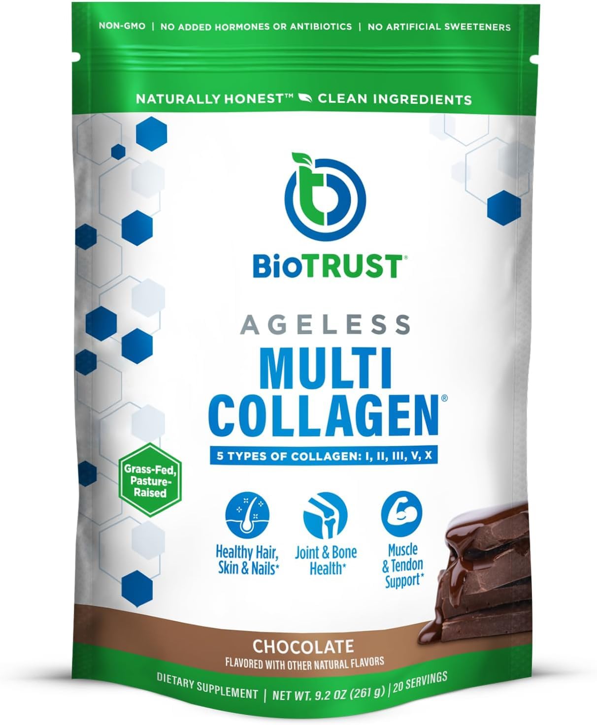 BioTrust Ageless Multi Collagen Peptides Powder