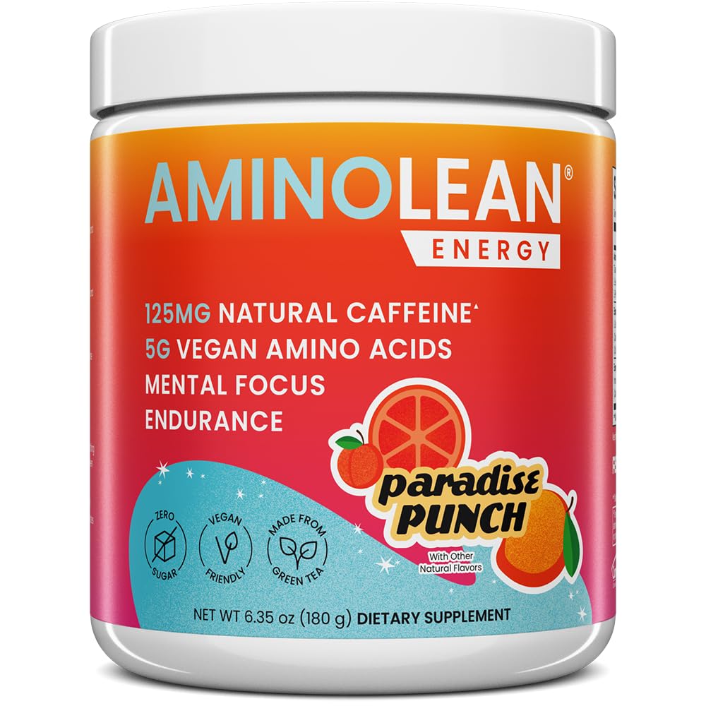 AminoLean Pre Workout by RSP Nutrition – Clean Energy, Vegan Formula