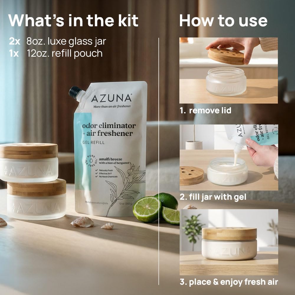 Azuna Air Freshener & Odor Eliminator Kit

