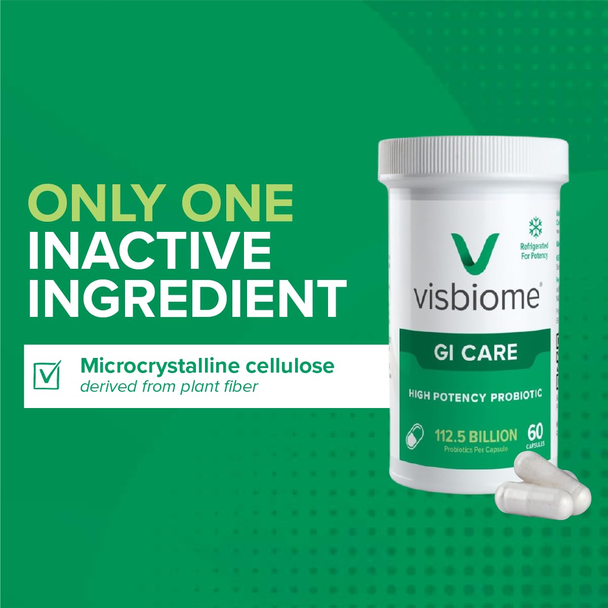 Visbiome GI Care Probiotic for Gut Health - USA Made

