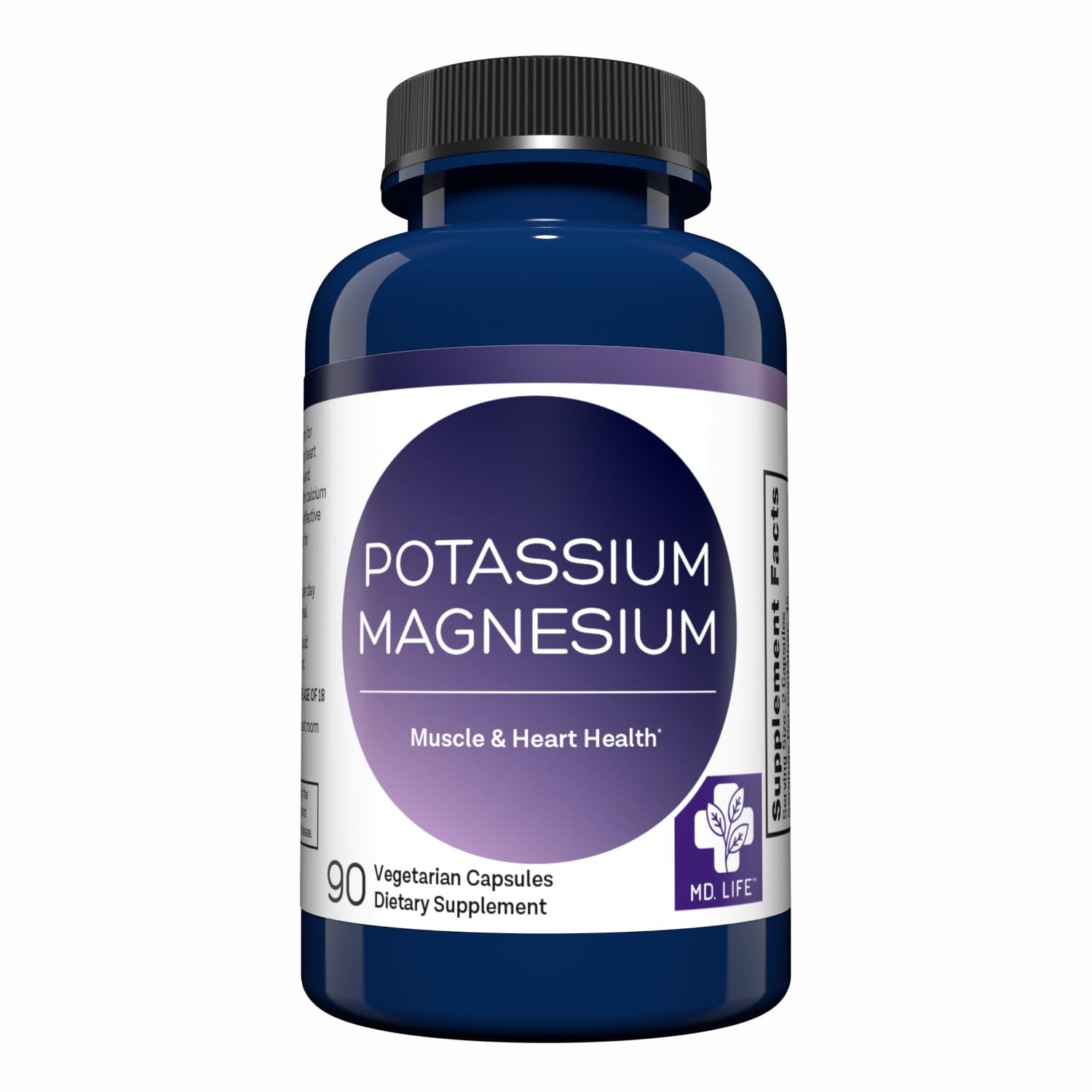 MD. Life Potassium Magnesium Supplement – High Absorption

