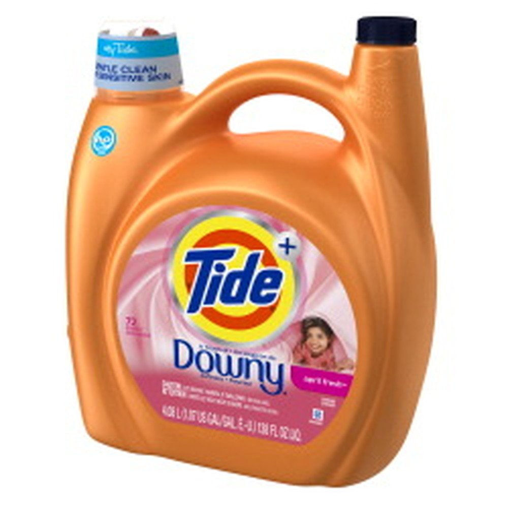 Tide Plus Downy Liquid Laundry Detergent with April Fresh Scent