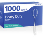 SACATR Disposable Plastic Spoons Heavy Duty BPA-Free

