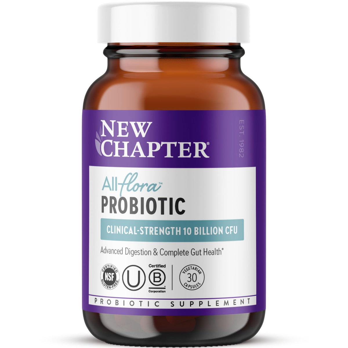New Chapter All-Flora Probiotic for Digestive Health