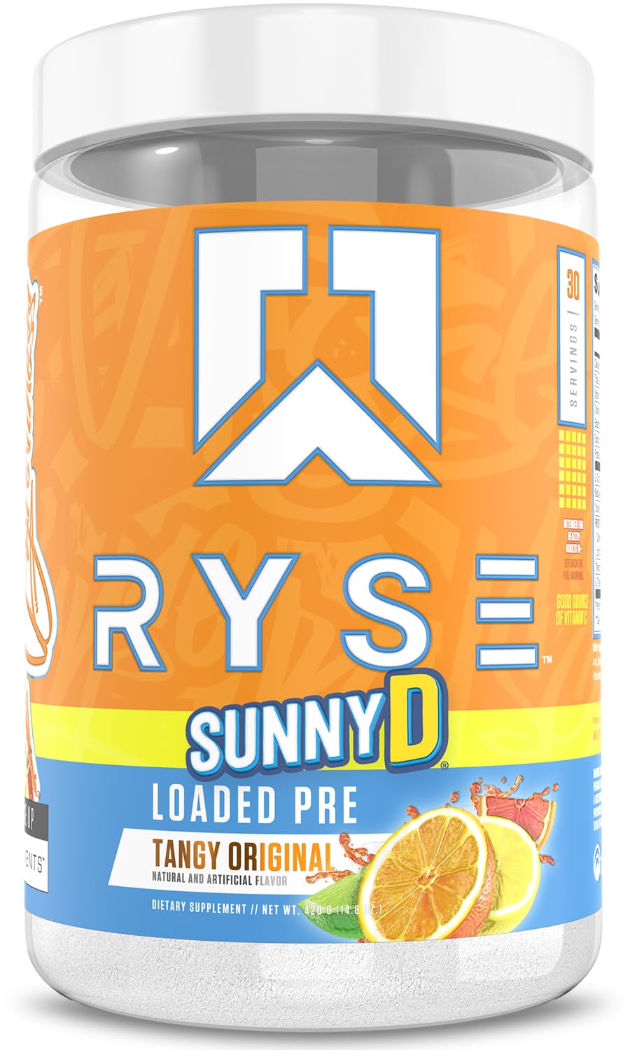 RYSE Loaded Pre Workout Powder - Caffeine, Citrulline & Beta-Alanine