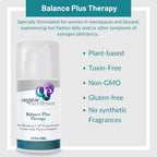 Organic Excellence Balance Plus Therapy Progesterone Cream

