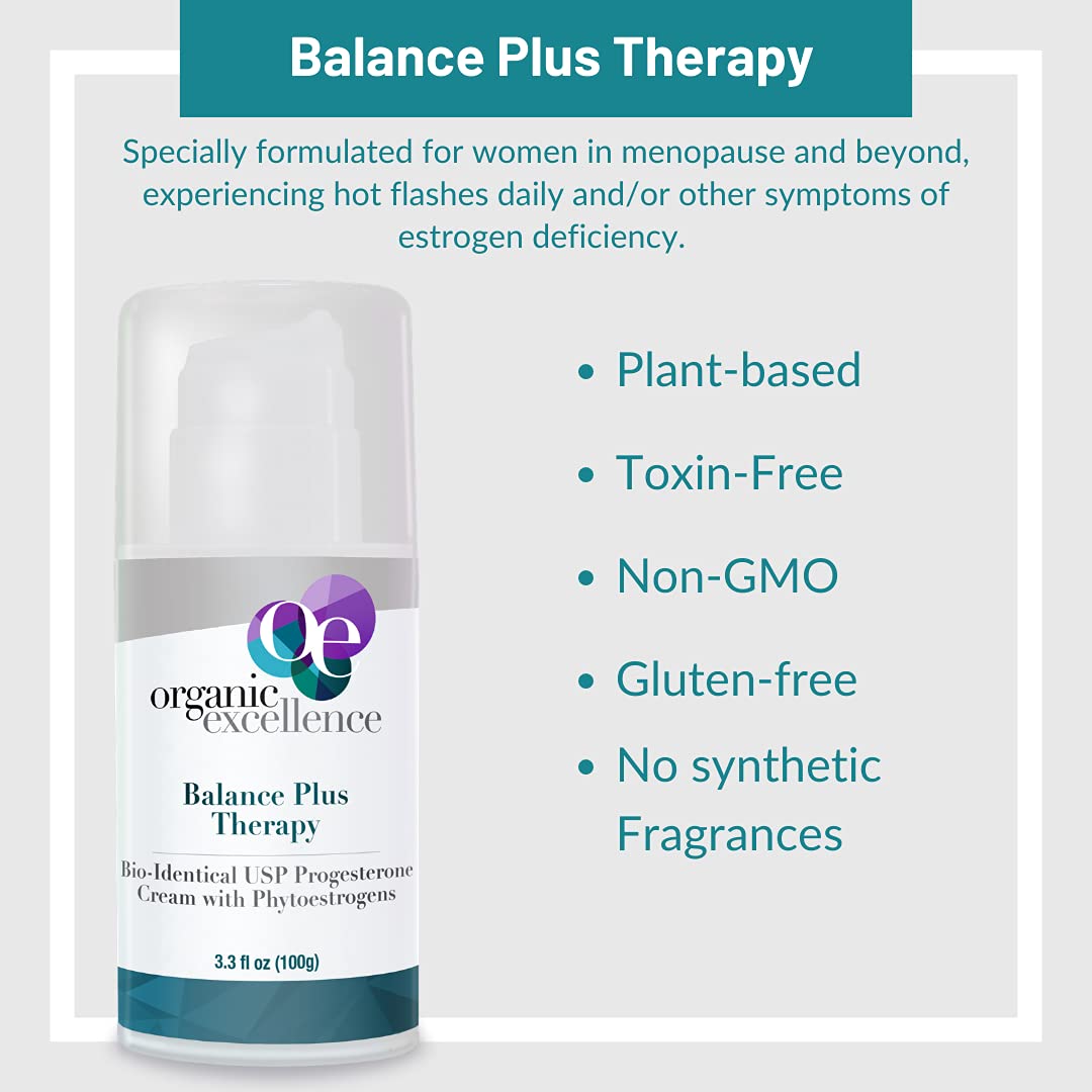 Organic Excellence Balance Plus Therapy Progesterone Cream

