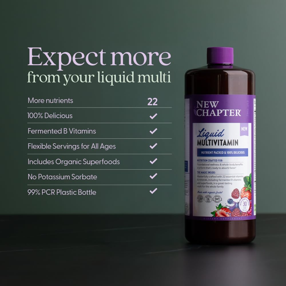 New Chapter Liquid Multivitamin + Mineral Supplement


