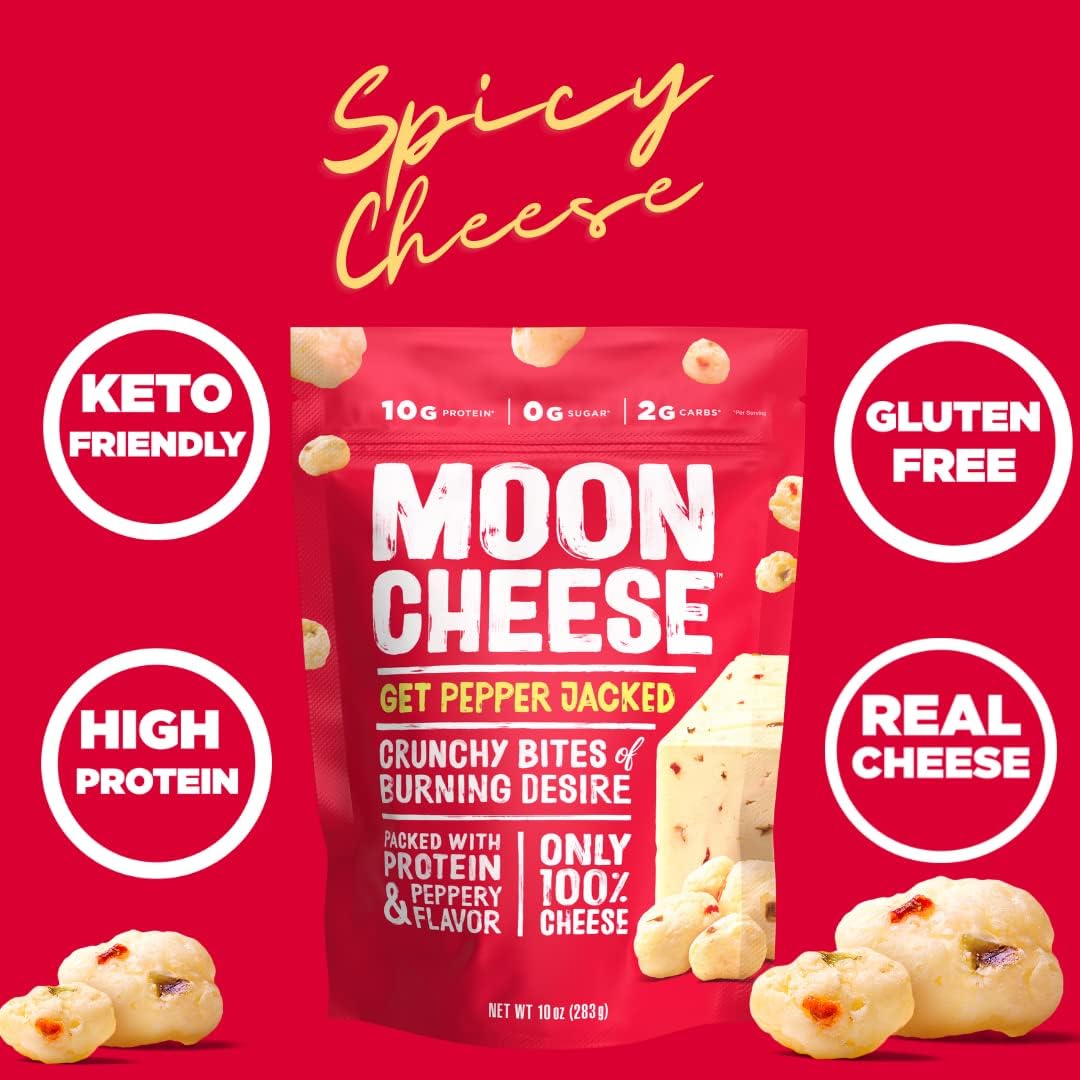 Moon Cheese Variety Pack - 100% Real Cheese Snack

