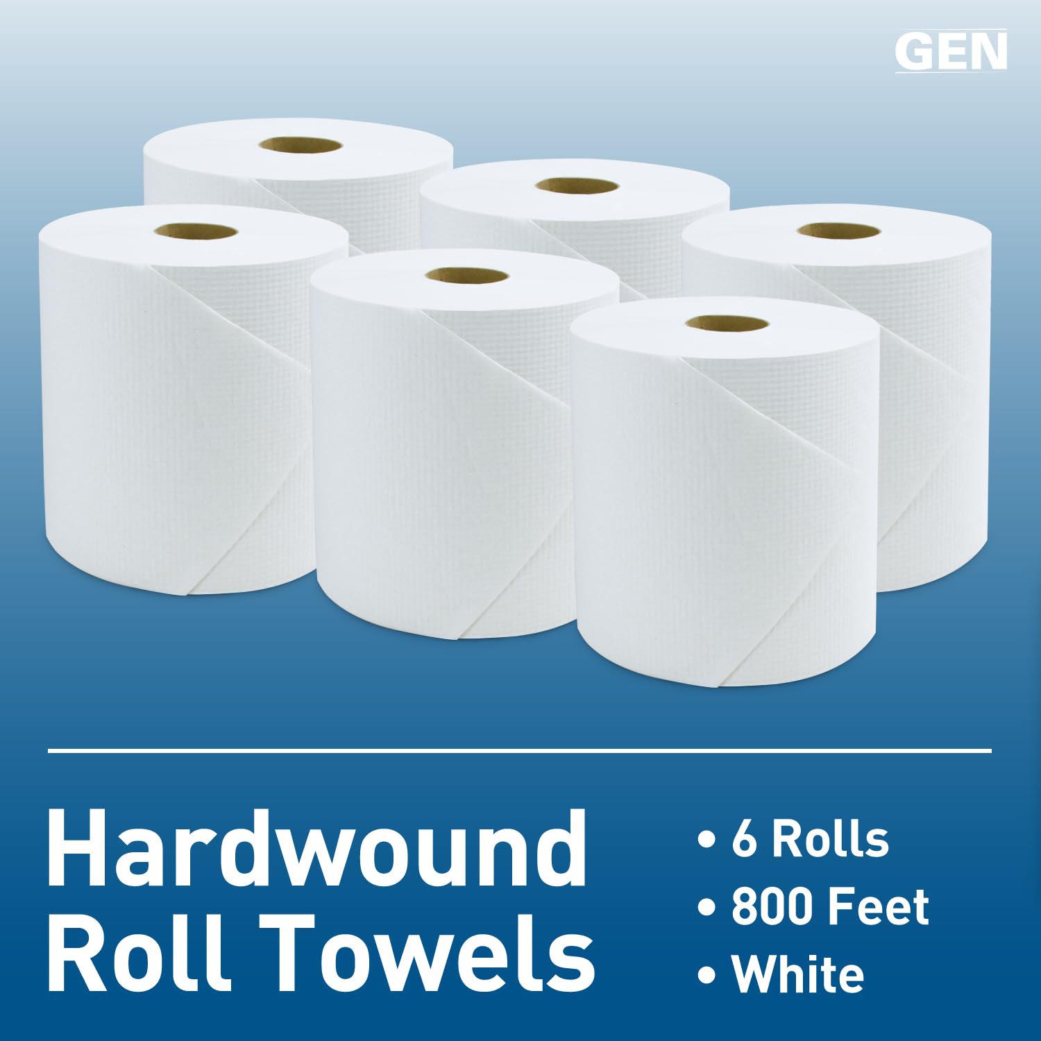 GEN Hardwound Towels - Smooth Absorbent Performance

