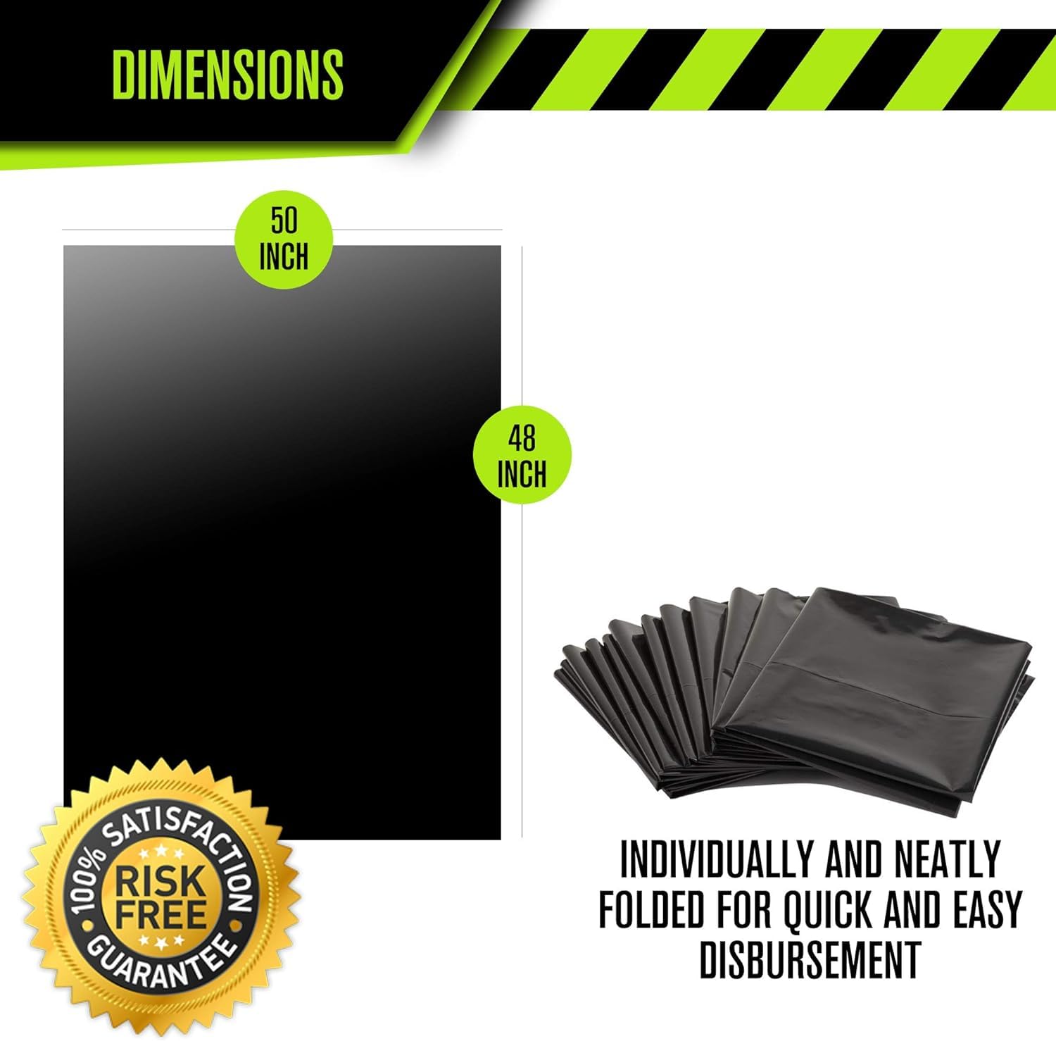 Aluf Plastics Heavy-Duty Garbage Bags

