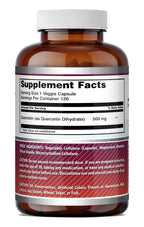 Quercetin 500 mg Veggie Capsule | Amazing Formulas

