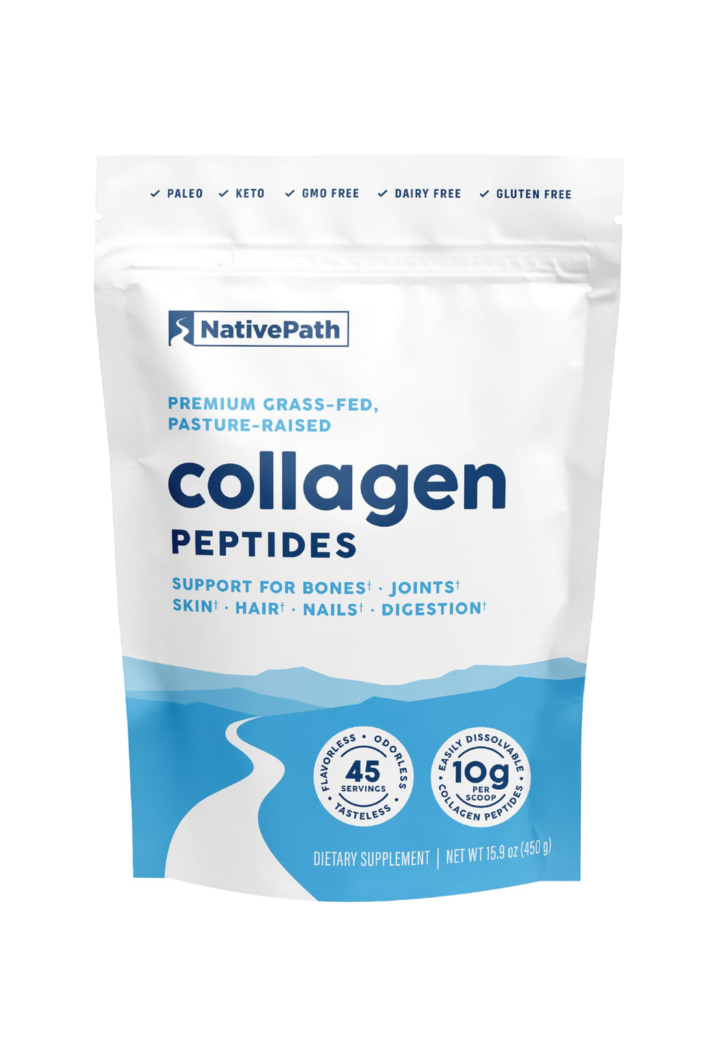 NativePath Collagen Peptides Protein – Hydrolyzed Type 1 & 3 for Skin

