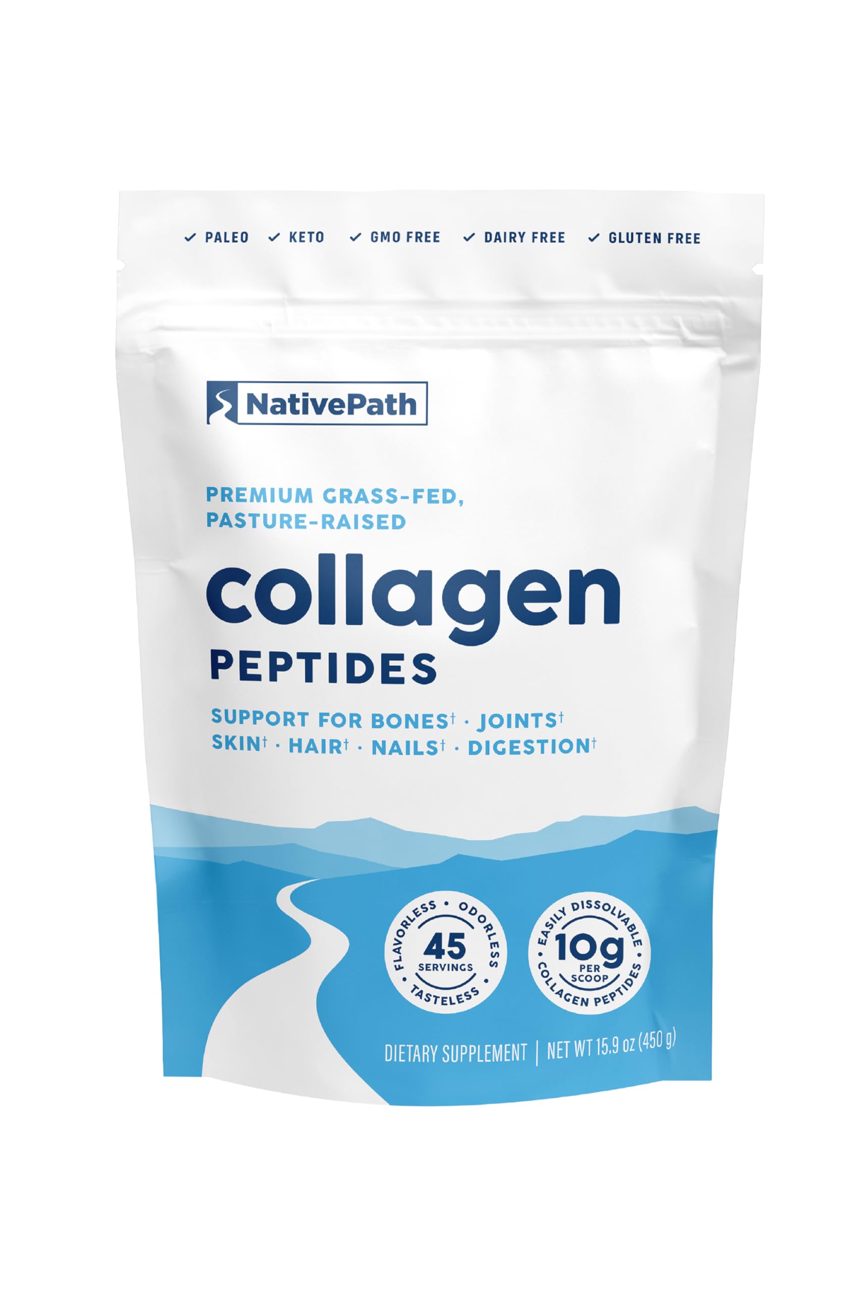 NativePath Collagen Peptides Protein – Hydrolyzed Type 1 & 3 for Skin


