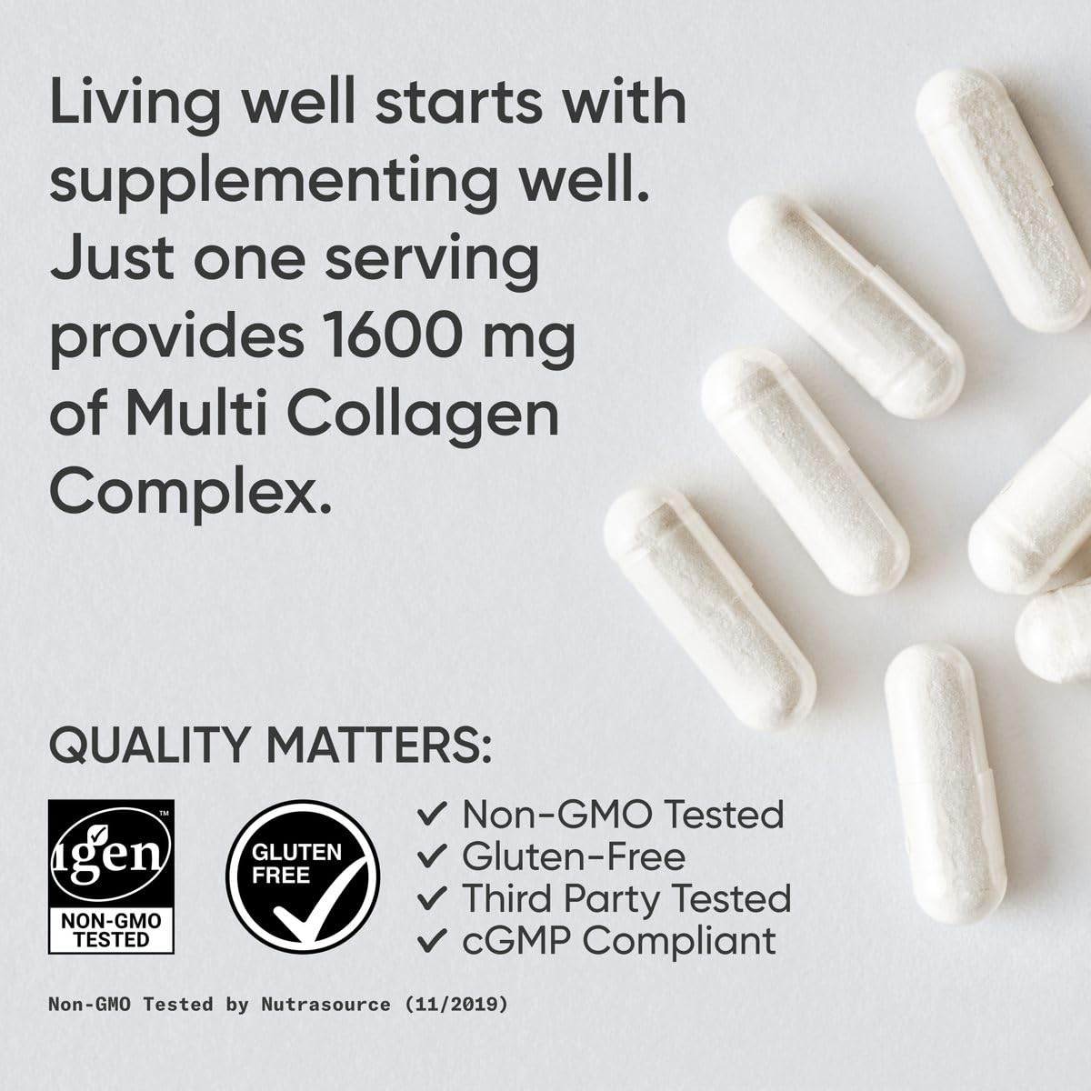 Sports Research Joint & Skin Support Capsules | Hyaluronic Acid


