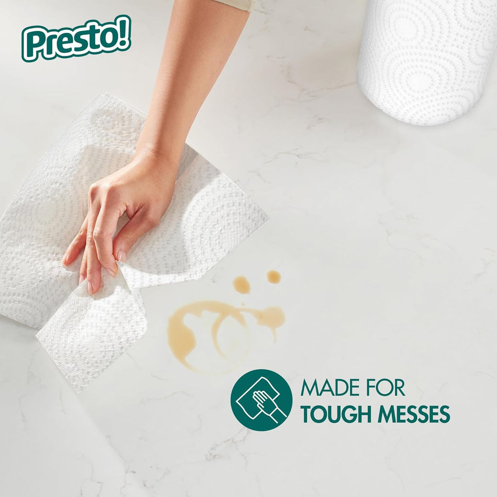 Presto Flex-a-Size Kitchen Paper Towels - 2-Ply Absorbent

