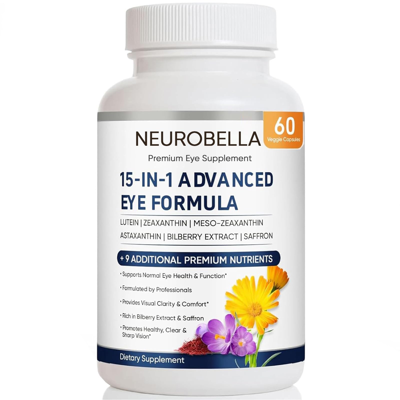 Neurobella Eye Formula 15-in-1 | Eye Wellness Supplement

