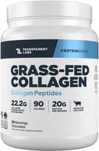 Transparent Labs Grass-Fed Collagen Peptides Powder, 22g per Serving, 30 Servings