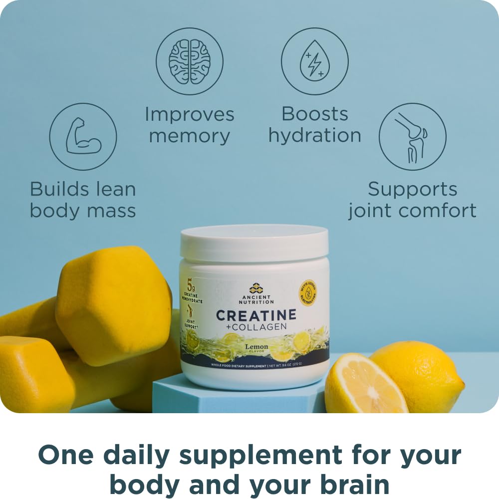 Ancient Nutrition Creatine + Collagen + Electrolytes

