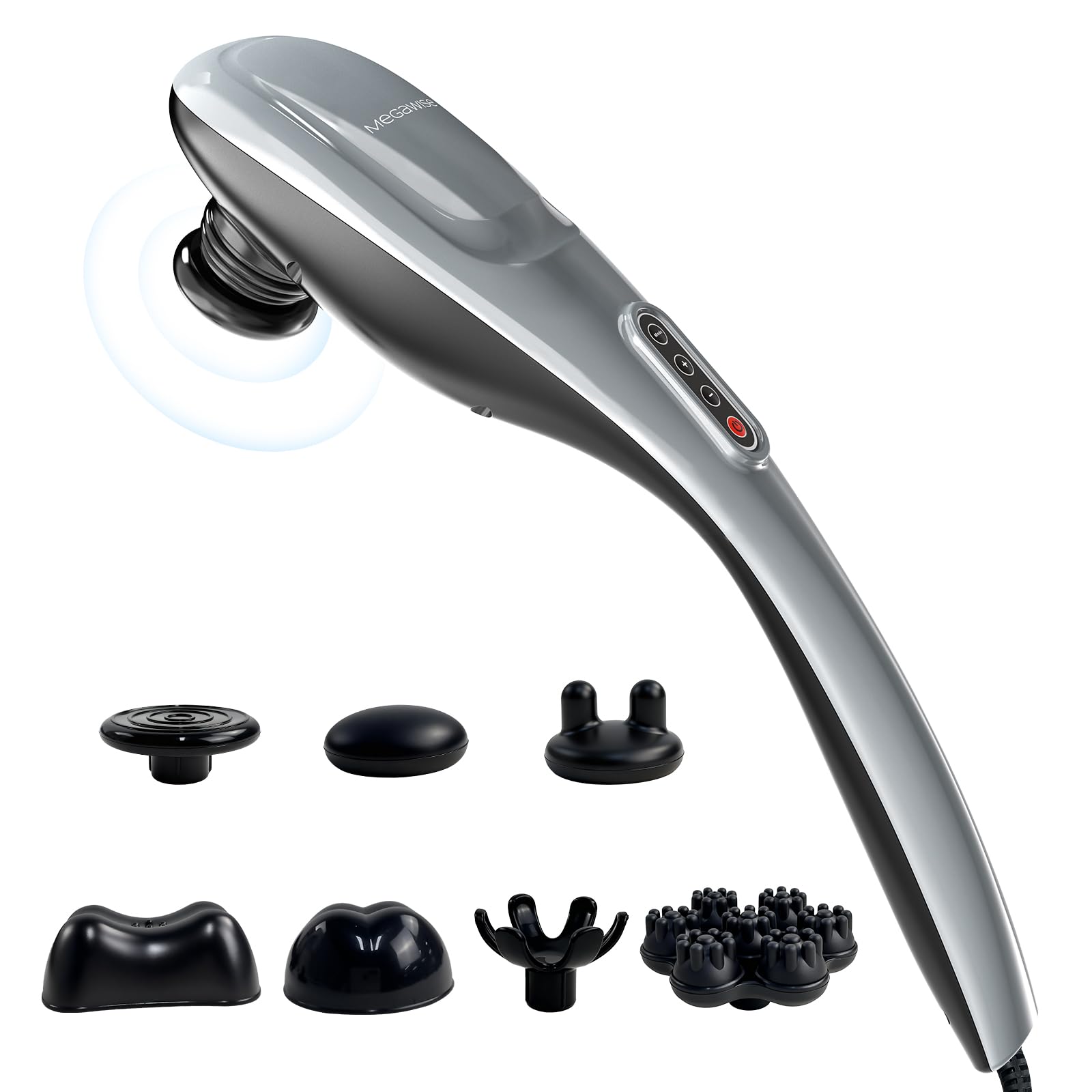 MEGAWISE Handheld Deep Tissue Massager – 3600 RPM

