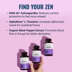 Live Conscious KSM-66 Ashwagandha Supplement with L-Theanine & AlphaWave

