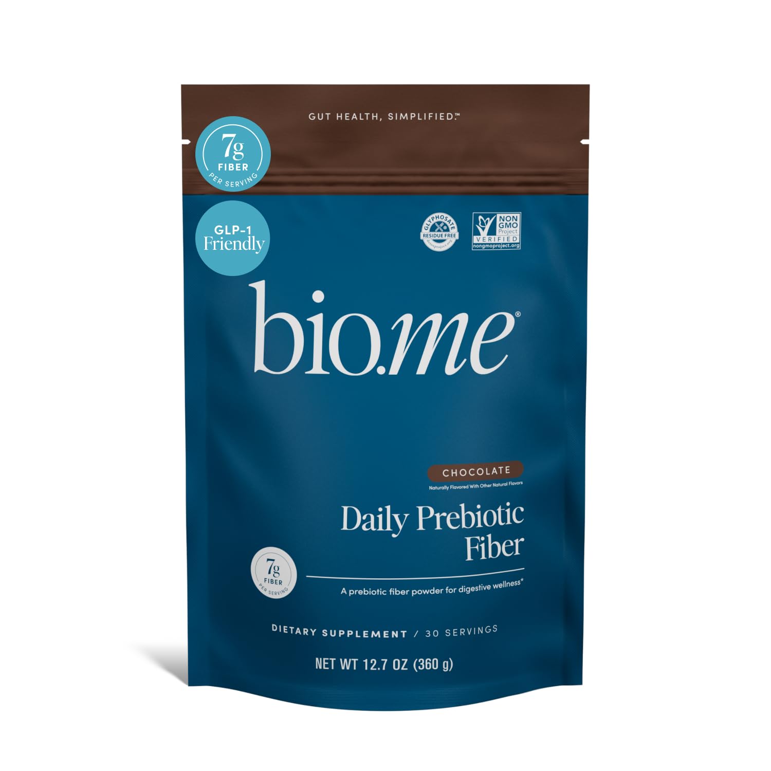 Bio.me Daily Prebiotic Fiber Powder for Digestive Health