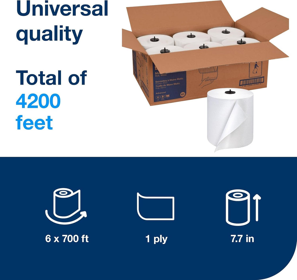 Tork Matic Universal Hand Towel 100% Recycled Fiber

