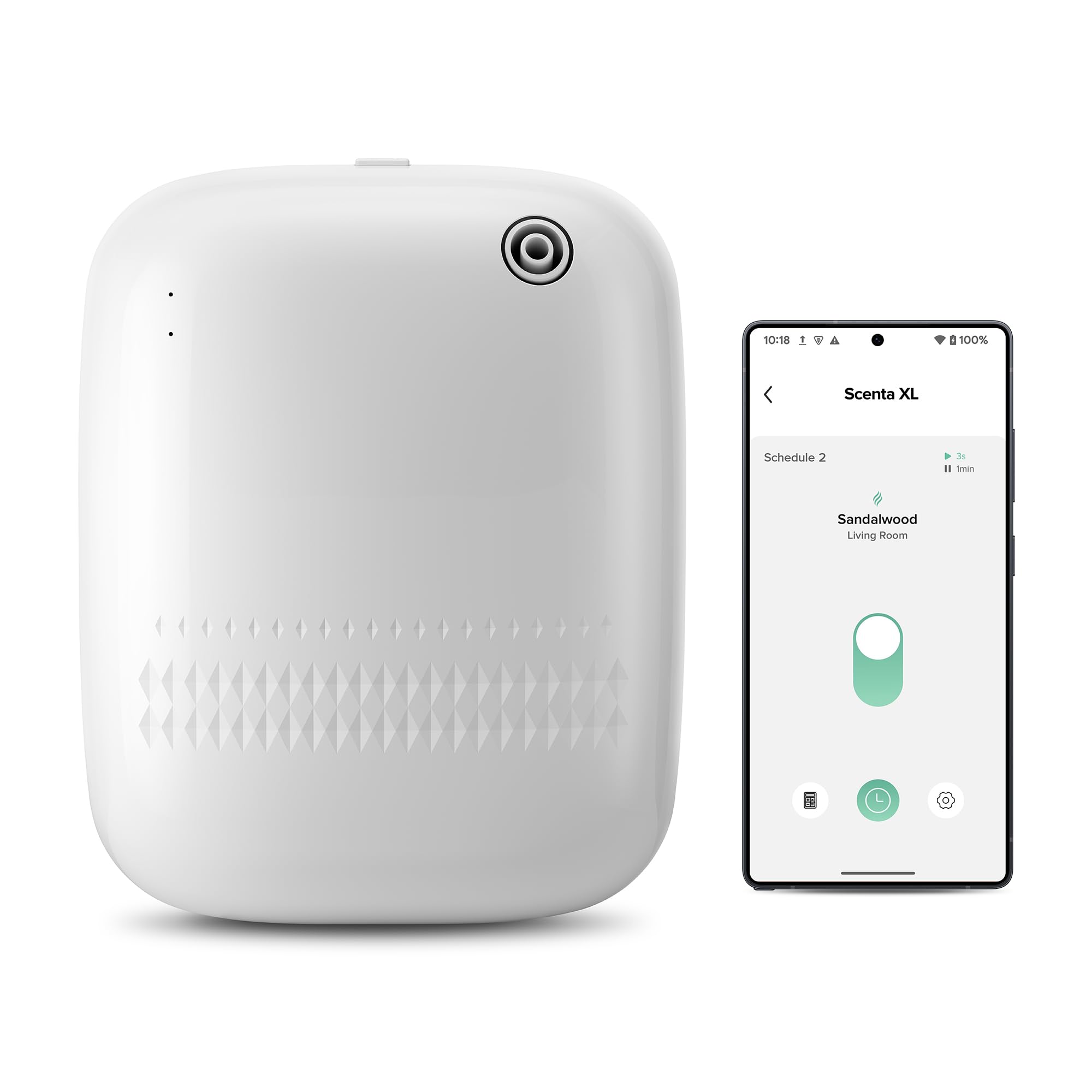 Airversa Waterless Essential Oil Diffuser for Large Spaces, Up to 2000 sq ft