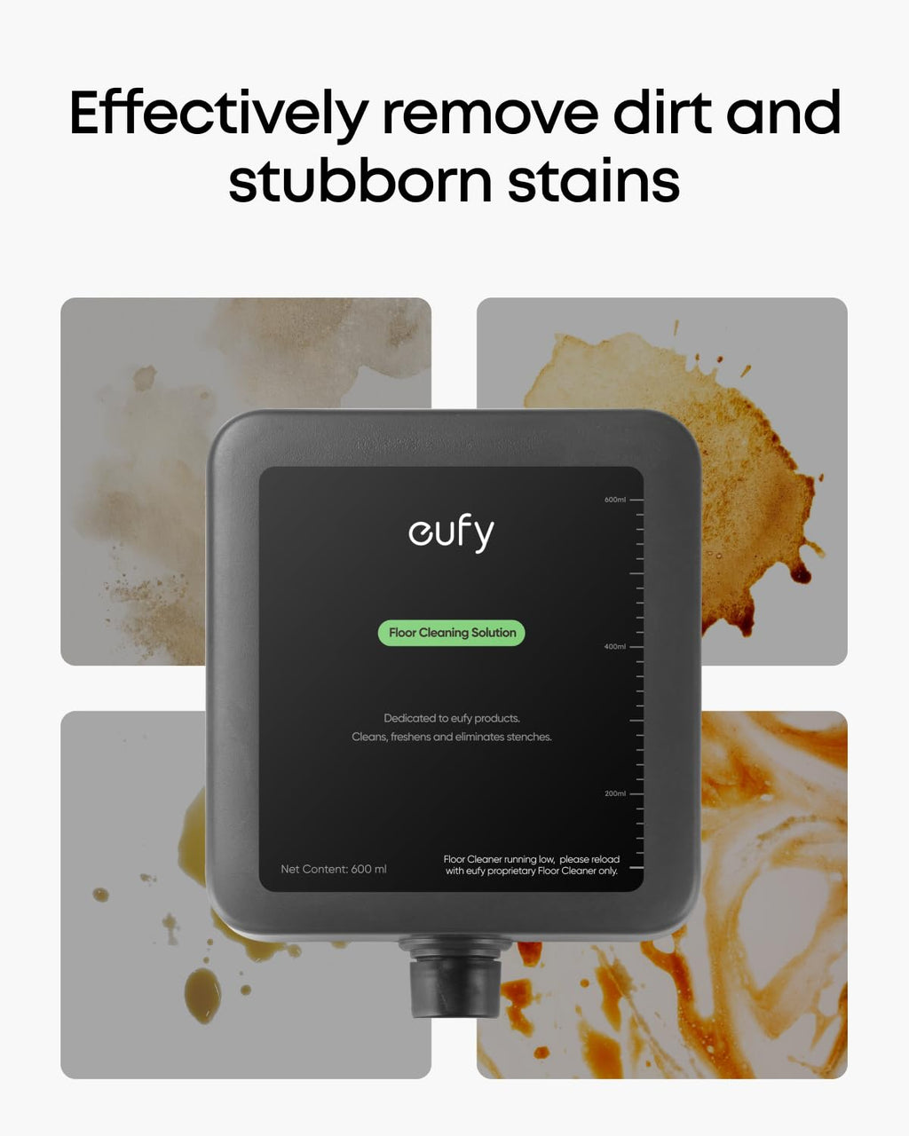 eufy Floor Cleaning Solution - Ready to Use for Hard Floors

