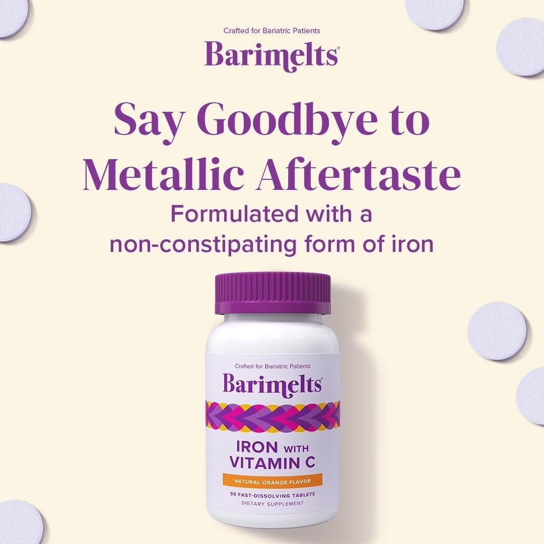 Barimelts Iron with Vitamin C | Sugar-Free Bariatric Iron

