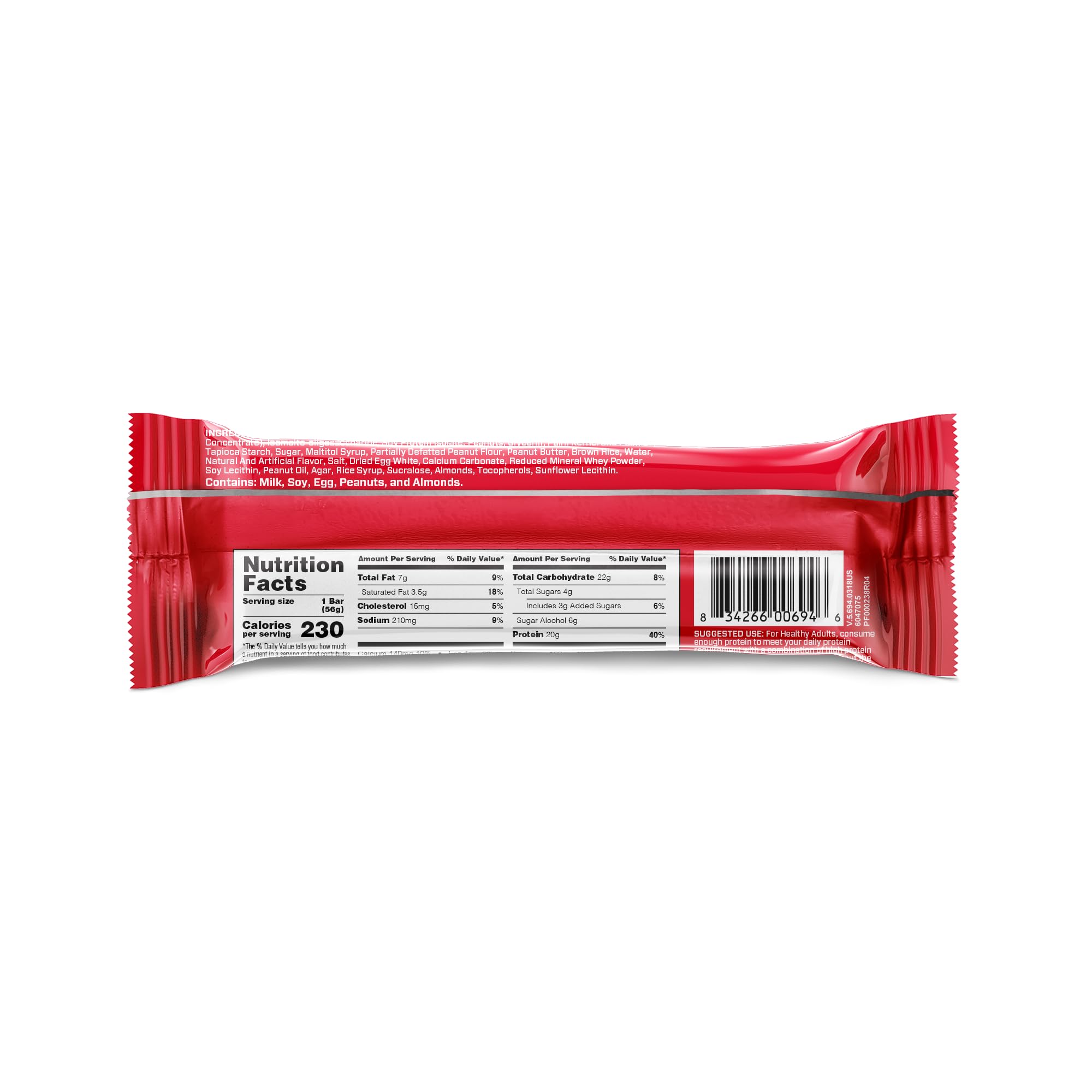 BSN Protein Crisp Bar Gluten-Free High-Protein Snack

